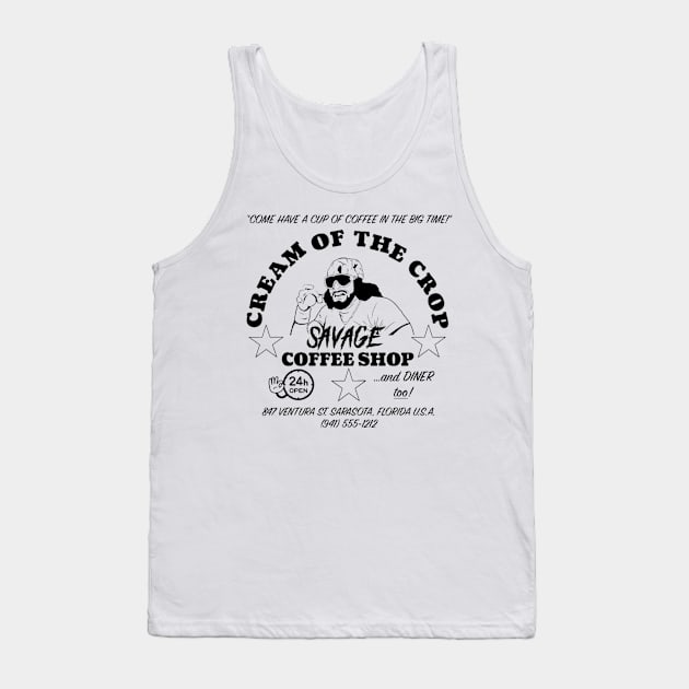 CREAM OF THE CROP SAVAGE COFFEE SHOP Tank Top by Shane-O Mac's Closet